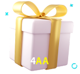 Receba seus bônus de boas-vindas no 4AA